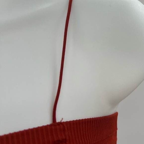Urban Outfitters Out From Under Rust Color Ribbed Crop Cami Sz S - Picture 4 of 7